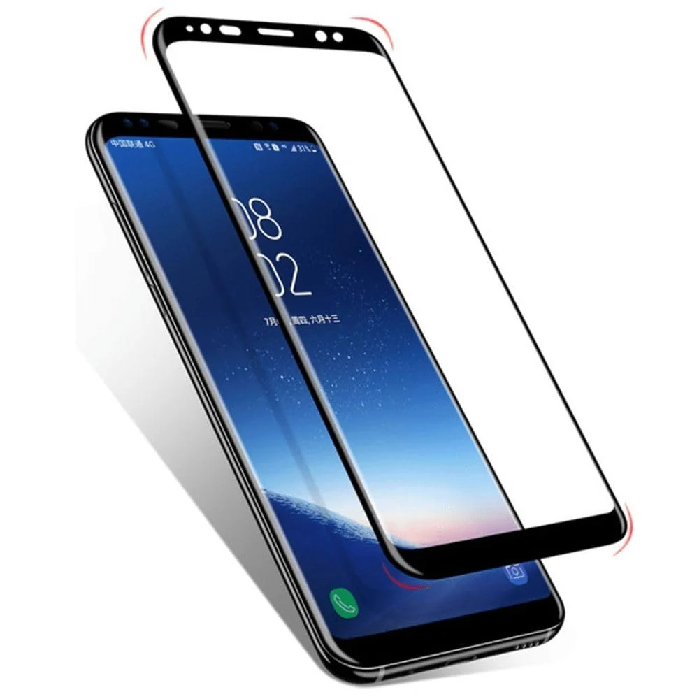 DL3 Mobilak Screen Protector for Samsung Galaxy S9 Plus, Tempered Glass Screen Saver Premium HD Protective, Scratch Resistant, NO-Bubble, 9H Hardness, Full Coverage Film - Clear