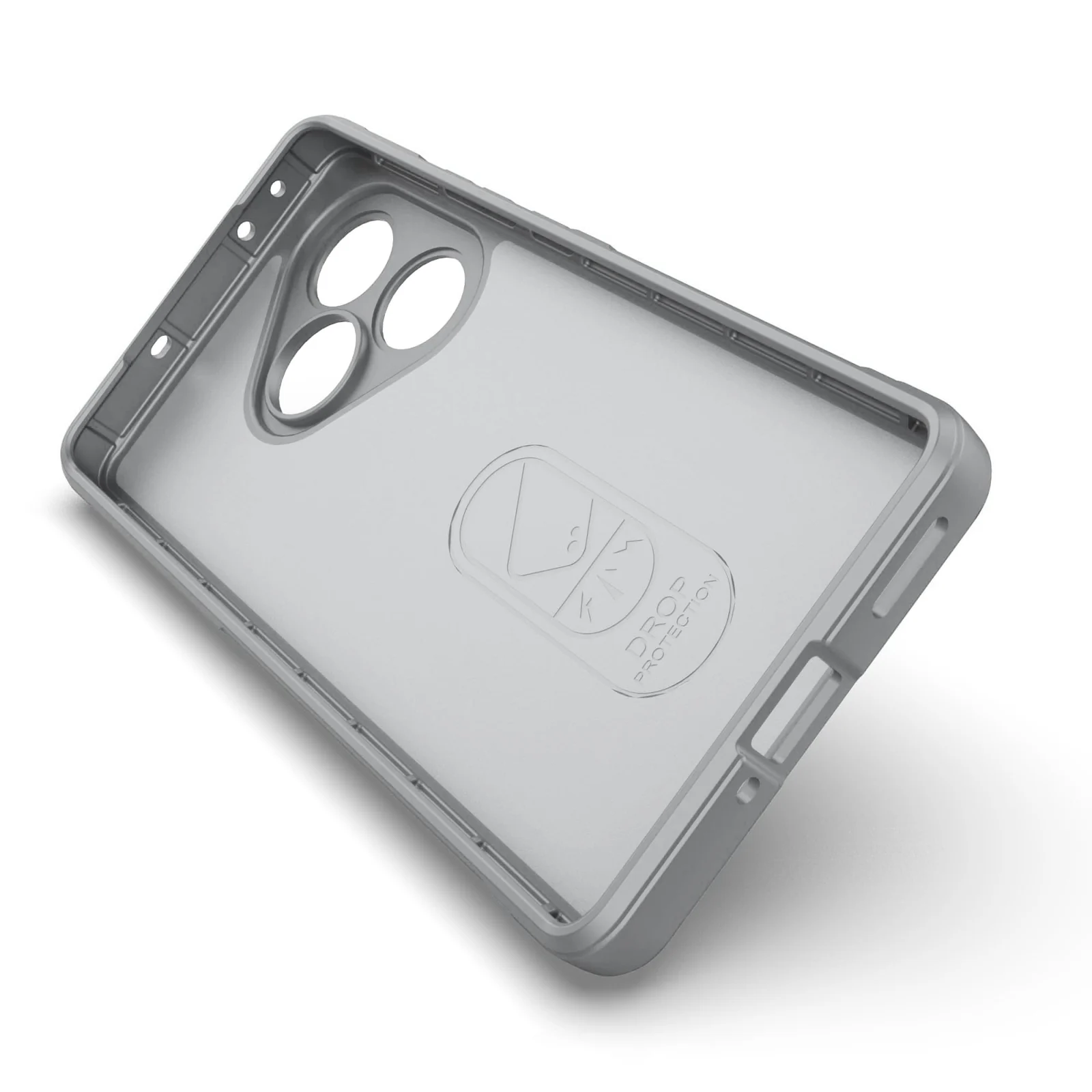 DL3 Mobilak Flexible Silicone and TPU Protective Case with Camera Protection for realme GT6 / GT Neo6 / GT Neo 6 SE / GT 6T - Gray