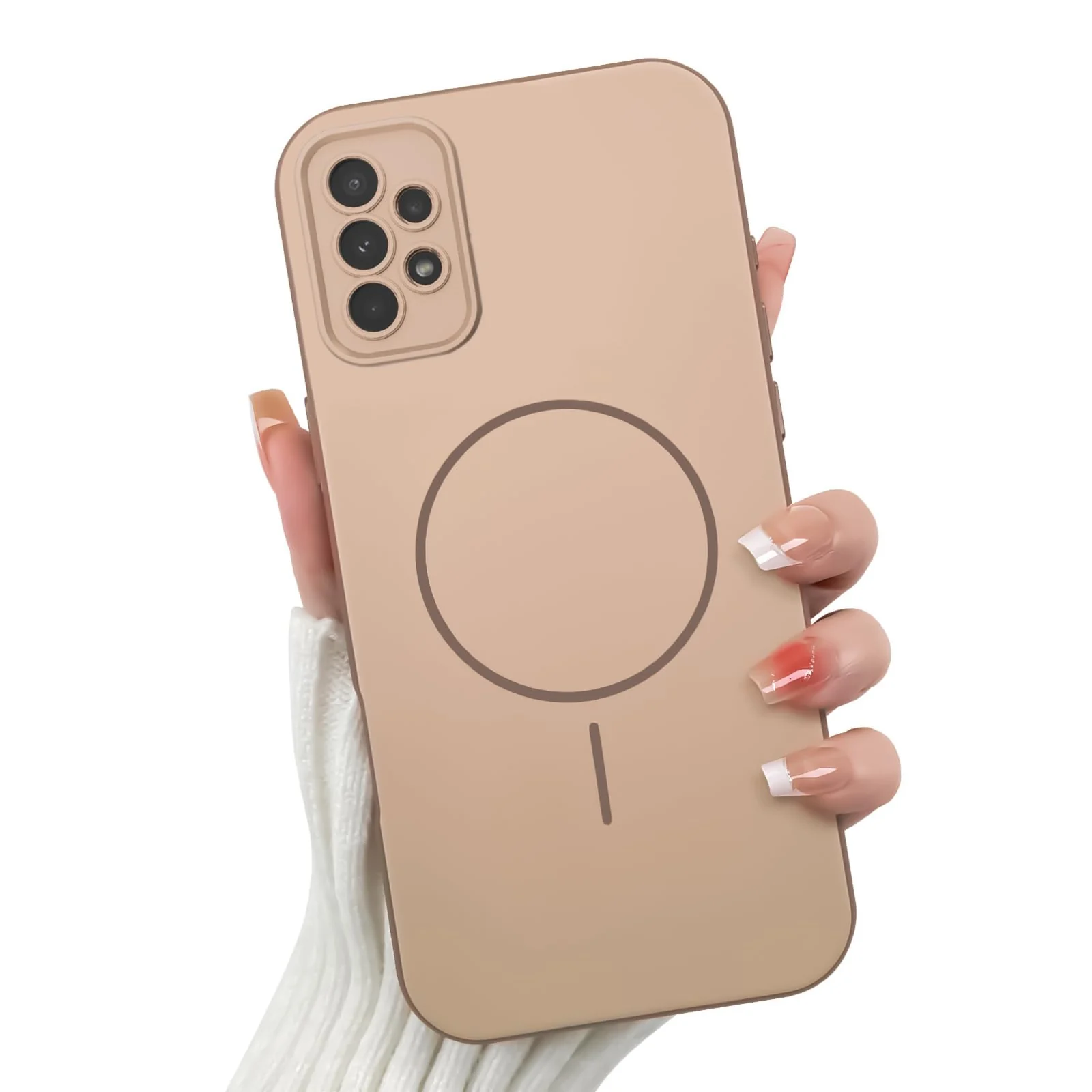 Samsung Galaxy A73 5G — DL3 Mobilak Case For Samsung Galaxy A73 5G Slim Design [Not Compatible with MagSafe] Soft Silicone Case Flexible TPU Anti-Scratch Protective Cover with Full Camera Protection