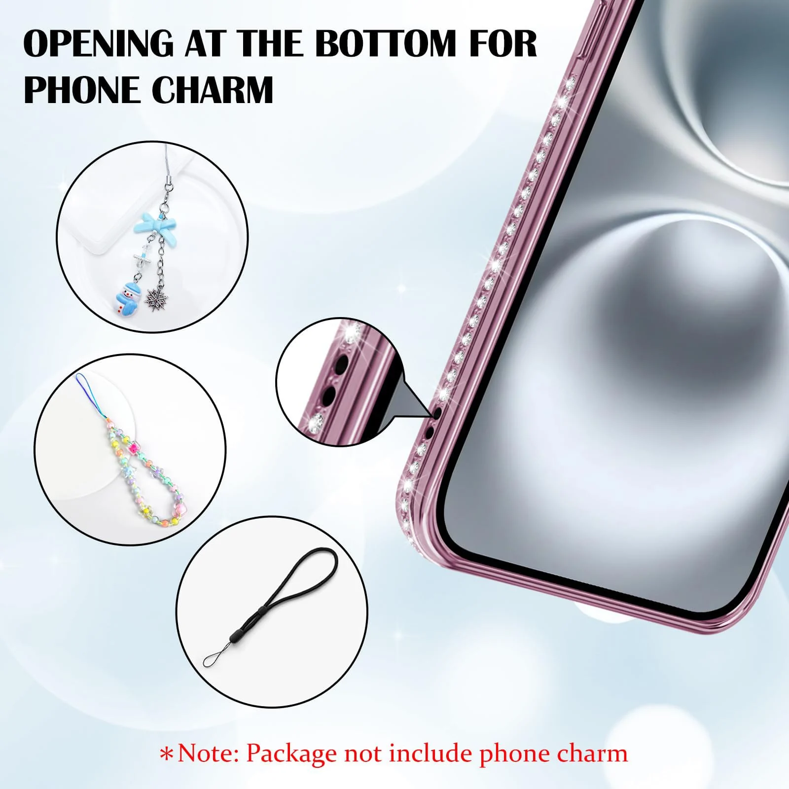 DL3 Mobilak MagSafe-Compatible Magnetic Case for iPhone 16 Plus with Camera Protection and Magnetic Car-Mount Support - Pink