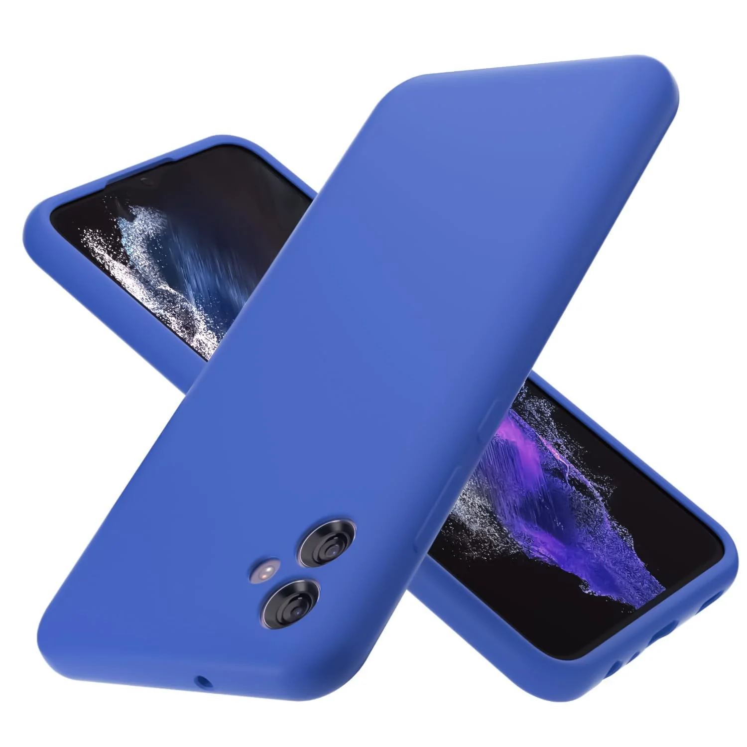 Dl3 Mobilak Samsung Galaxy A04e Case,Soft Flexible Silicone Gel Rubber Bumper Cover,Full Body Shockproof Protective Phone Case (Lavender)
