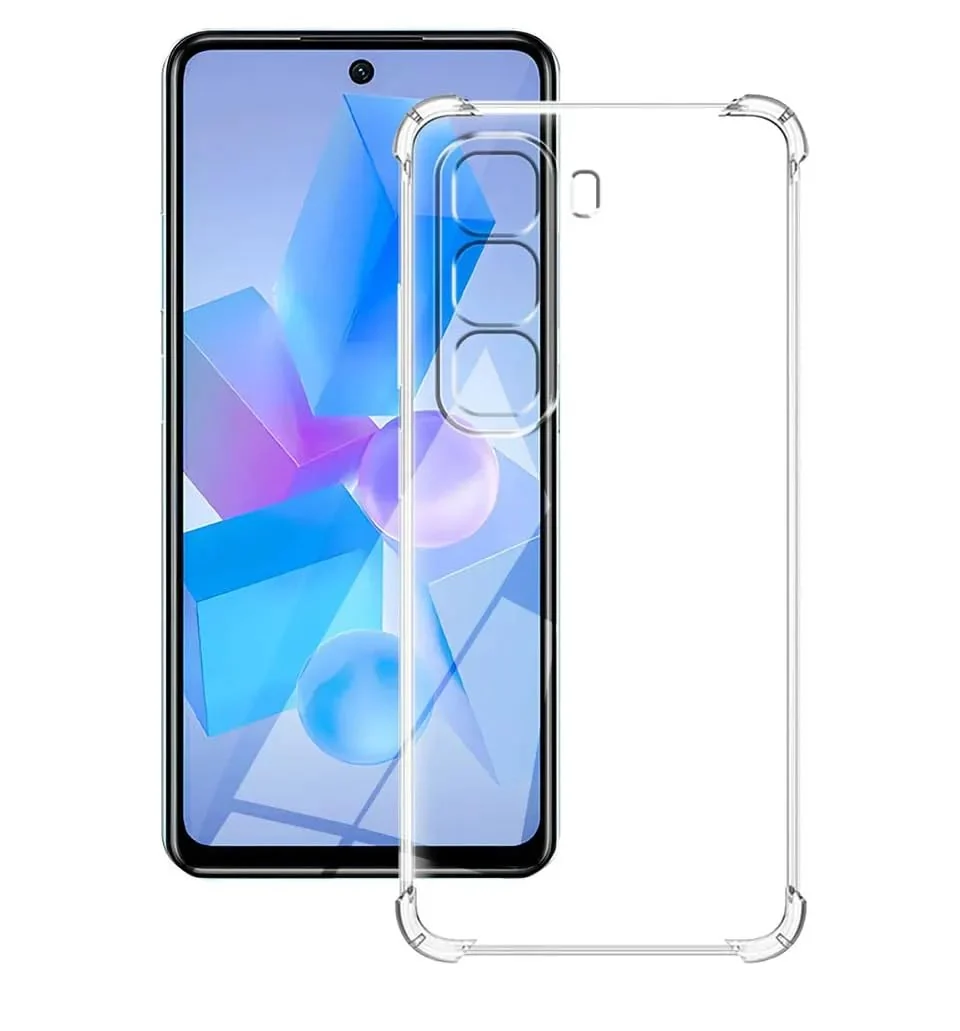 DL3 Mobilak Clear TPU Case for Infinix Hot 50, Camera protection, Shock-absorbing protection, Scratch-resistant surface - Clear