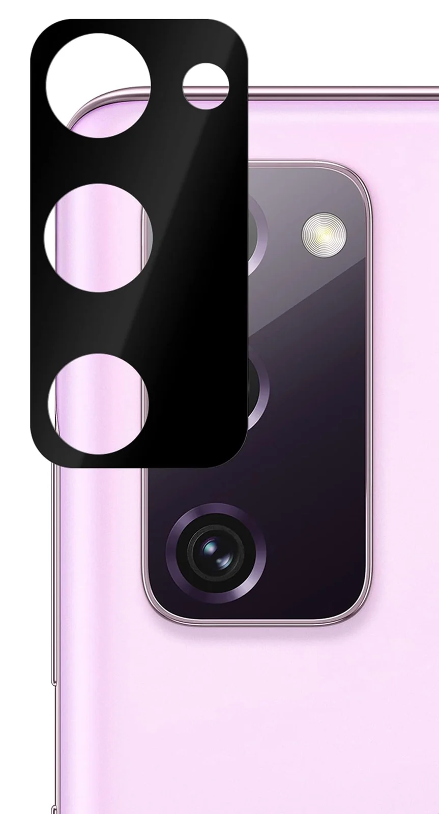 DL3 Mobilak Samsung Galaxy S20 FE 4G 5G 2020/2022 Camera Protector Tempered Glass Screen Protector HD [Full Coverage][Anti-Scratch] Drop Protection Ultra Clear/Thin Lens Protector Case - Black