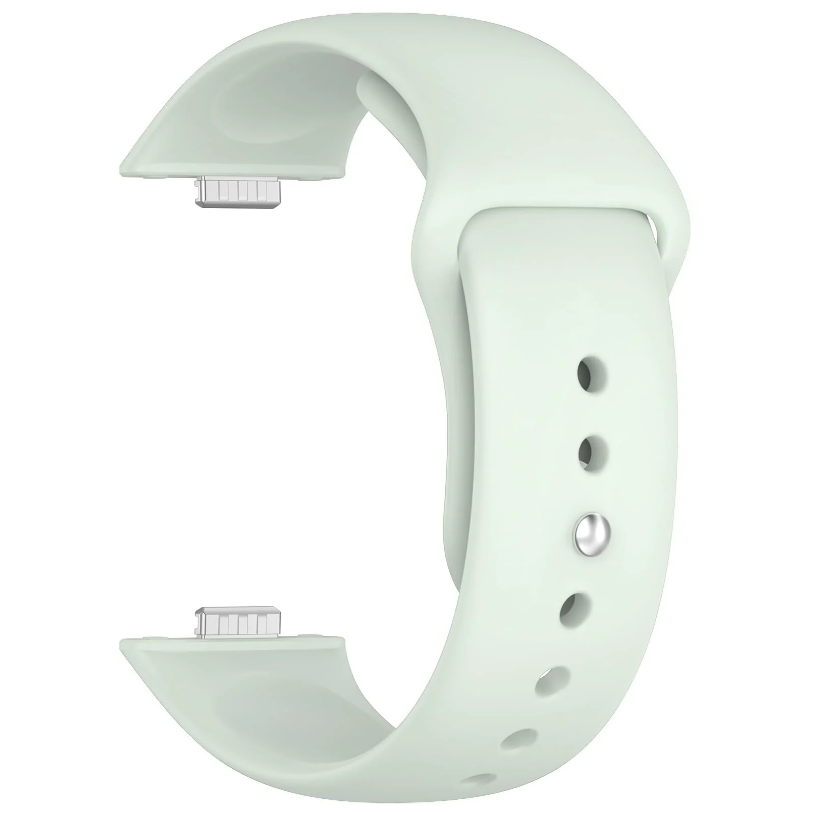 DL3 Mobilak Silicone Strap Compatible with Huawei Watch Fit 3 Strap for Men Women Breathable Soft Replacement Strap Adjustable Waterproof Sports Straps - Mint Green