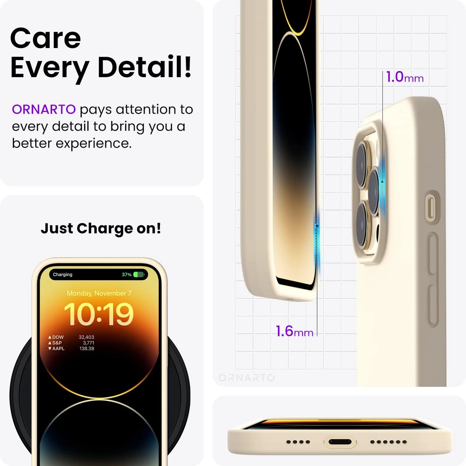 "DL3 Mobilak Compatible with iPhone 15 Pro Case 6.1"", Slim Liquid Silicone 3 Layers Full Covered Soft Gel Rubber Cover Protective Phone Case with Anti-Scratch Microfiber Lining - Baby Yellow"