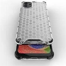 DL3 Mobilak Protective Case for Samsung Galaxy A04e, [Honeycomb Design] Drop Protection, Ultra Thin TPU + PC Silicone, Shockproof Cover - Clear
