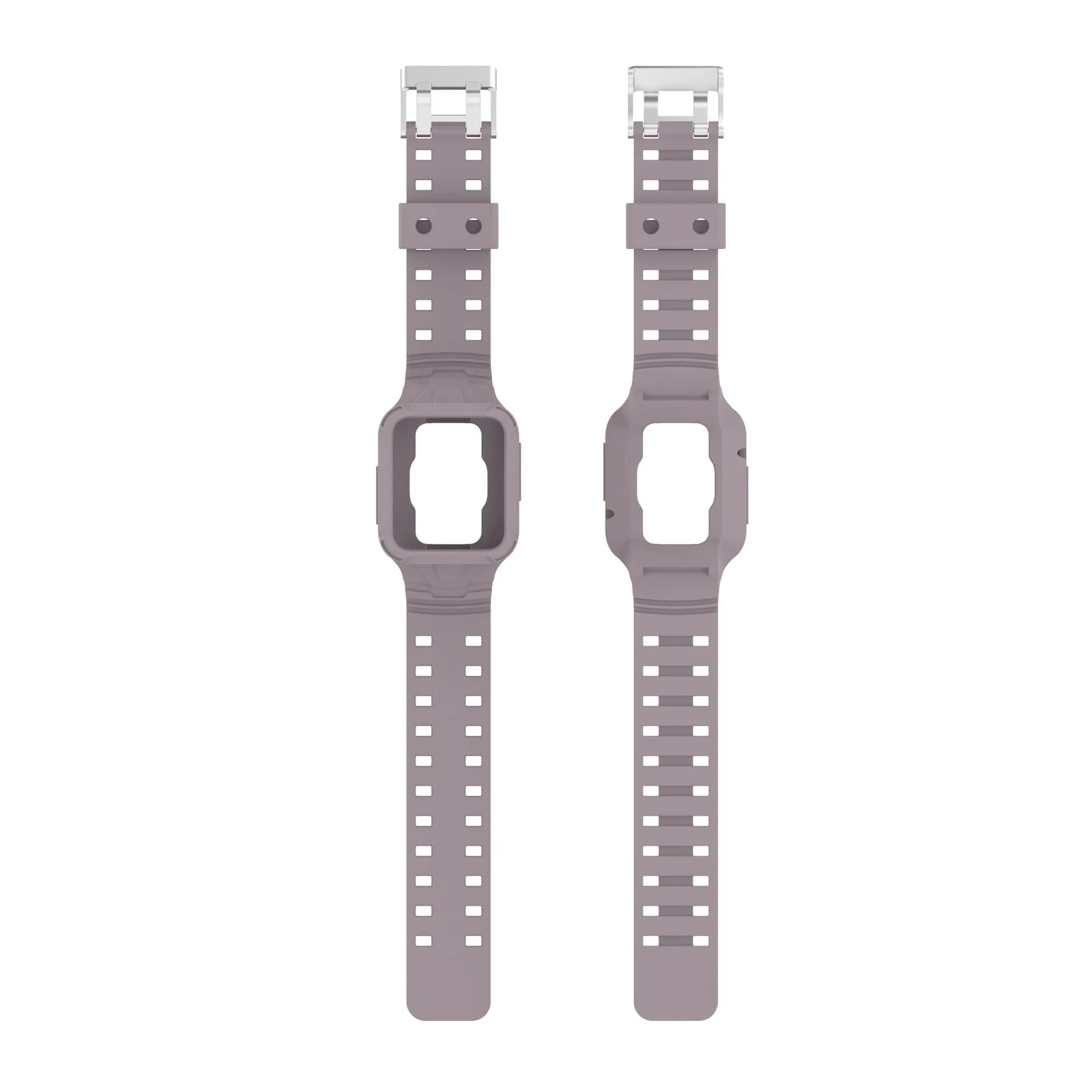 DL3 Mobilak Replacement Wrist Band Compatible with Xiaomi Redmi Watch 2 Lite/Mi Watch Lite/Poco Watch/Redmi Watch 2/Horloge 2, Adjustable Soft Silicone Wrist Strap with Cover - Roland Purple