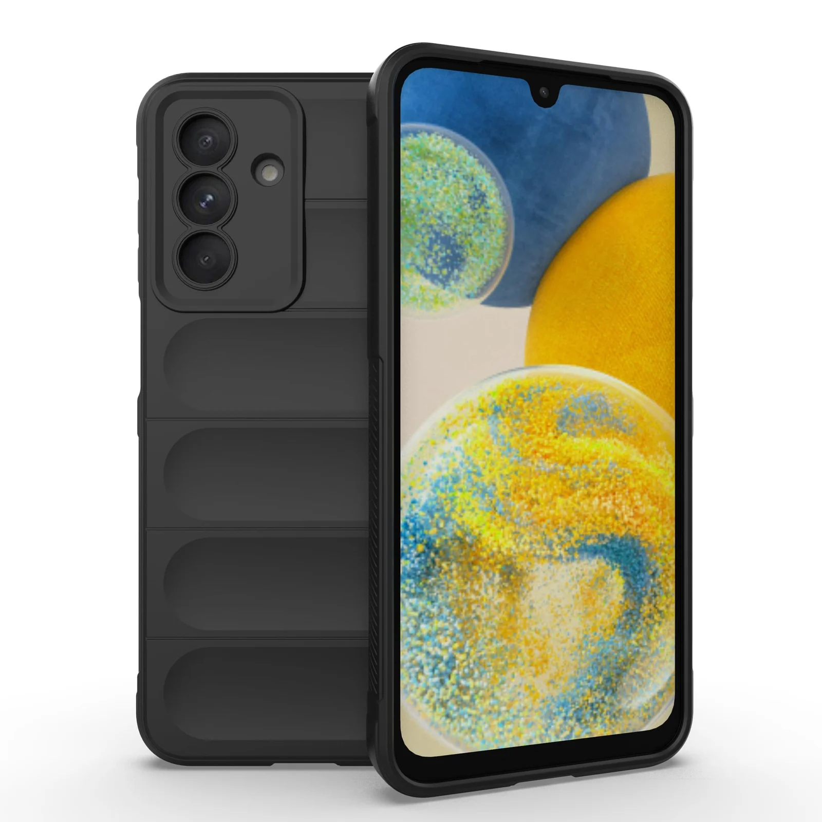 DL3 Mobilak Soft Silicone Protective Case for Samsung Galaxy A26 with Camera Protection and Shockproof Design - Black