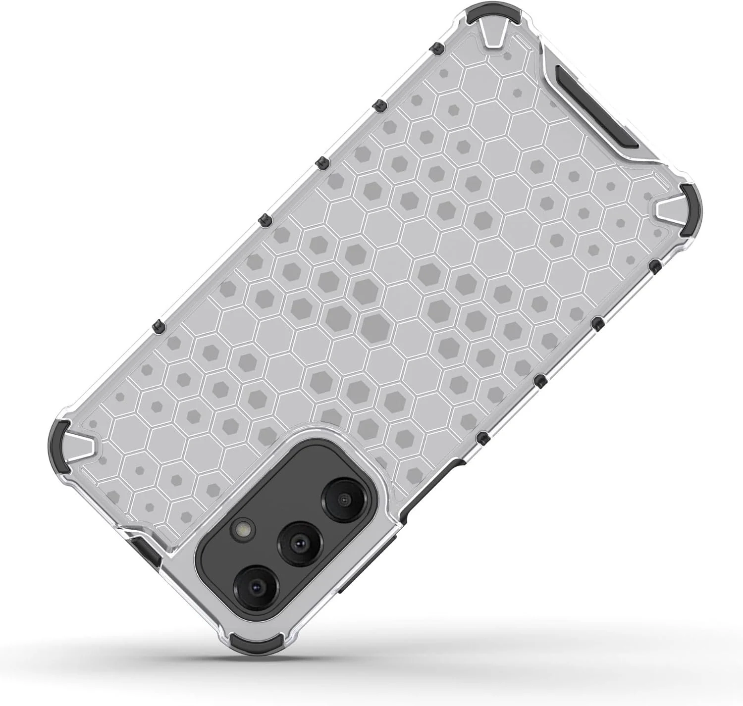 DL3 Mobilak Honeycomb Protective Case for Samsung Galaxy A16 5G / 4G, Shock-absorbing protection, Transparent design, Slim, lightweight profile - Clear