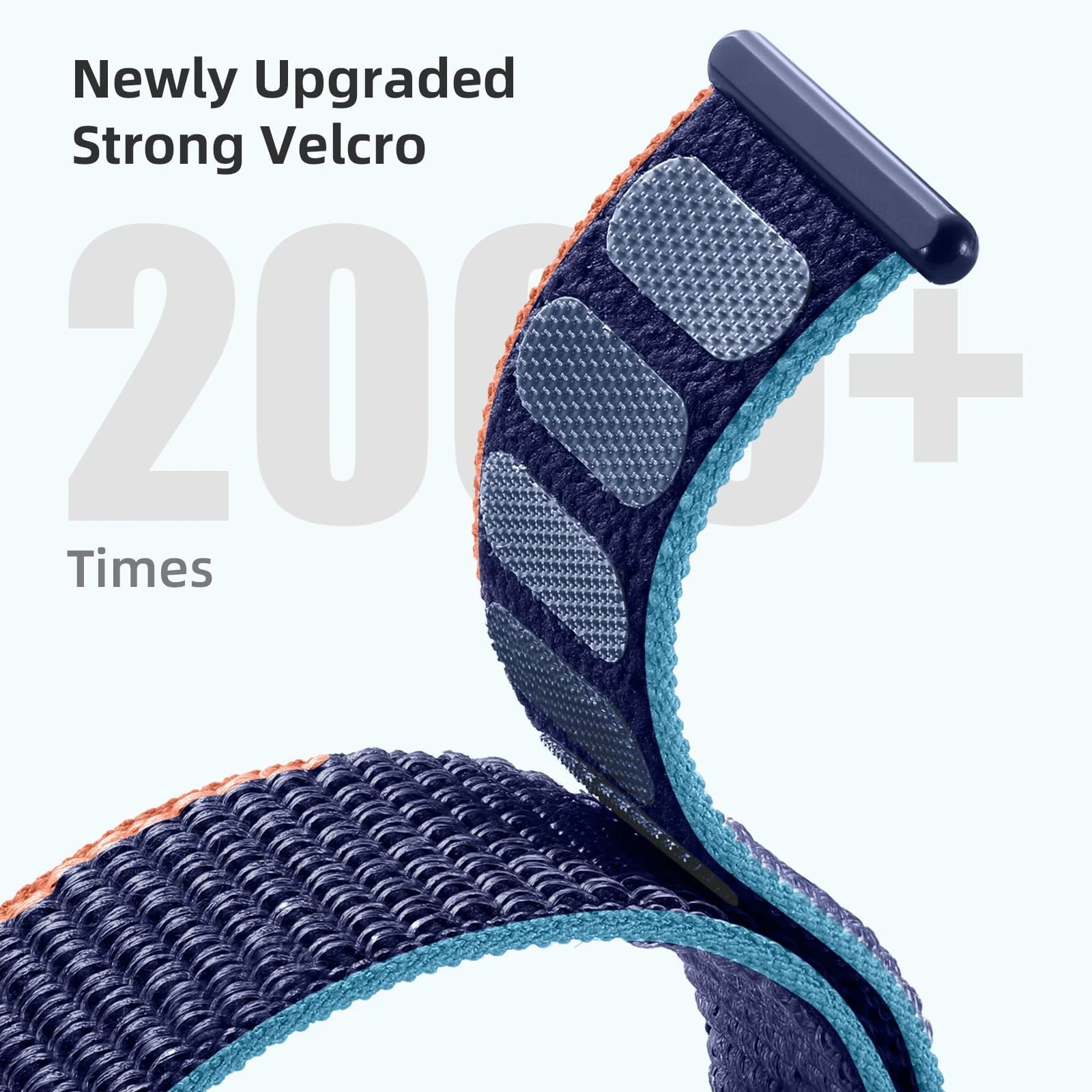 DL3 Mobilak Nylon Strap for Redmi Watch 4/Redmi Watch 5/Xiaomi Smart Band 8 Pro/Band 9 Pro, Men and Women Breathable Elastic Bracelet, Adjustable Straps Replacement Band Sport Watchband - Navy Blue