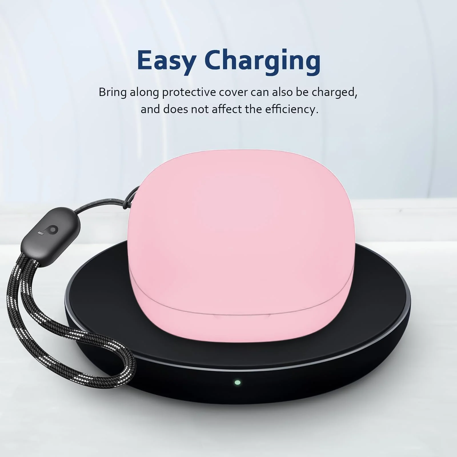 DL3 Mobilak Silicone Cover Case Compatible with Anker R50i, Anker P20i Portable Protective Case Cover With Keychain - Pink