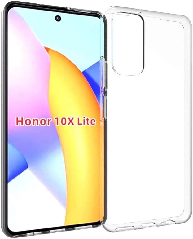DL3 Mobilak Case Compatible with Honor 10X Lite Case Crystal Soft TPU Gel Case Flexible Silicone Anti-Scratch Camera Protection TPU Cover - Clear