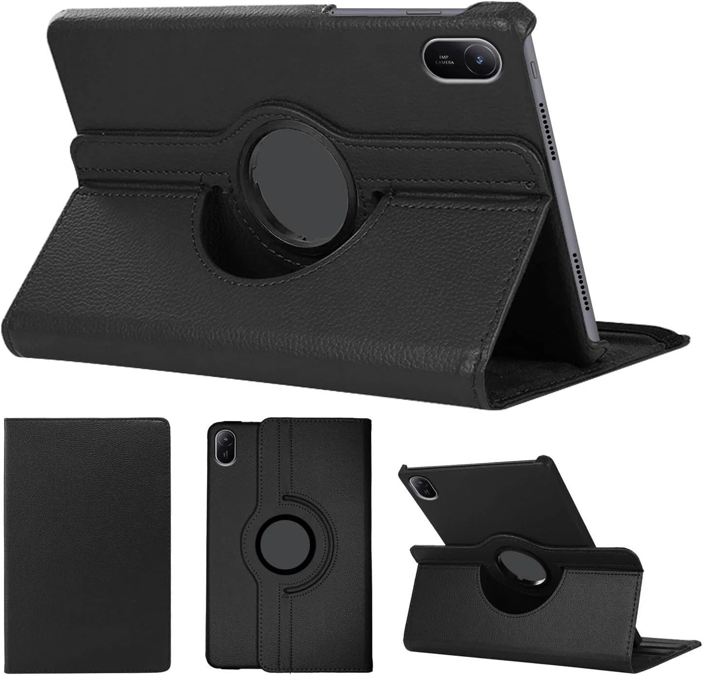 DL3 Mobilak Protective Cover for Huawei MatePad SE 11 inch 2024, 360° Rotatable Smart Stand, Leather Folio Flip Cover with Multi-Angle Viewing, Auto Wake Sleep