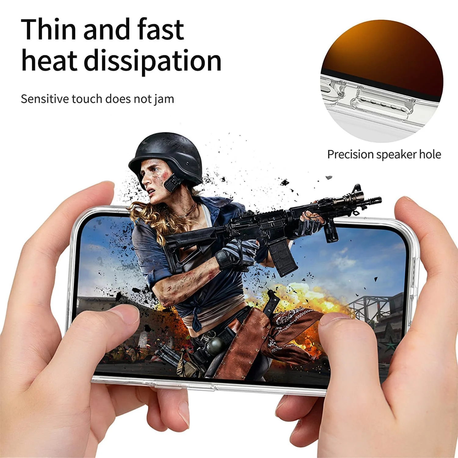 DL3 Mobilak Case Compatible with Xiaomi Redmi Note 12S Case Crystal Soft TPU Gel Case Flexible Silicone Anti-Scratch Camera Protection TPU Cover - Clear