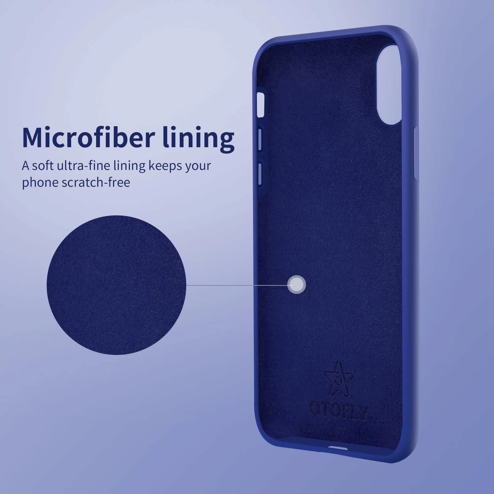 DL3 Mobilak Liquid Silicone Protective Case for iPhone XR with Camera Protection and Microfiber Lining - Pepsi