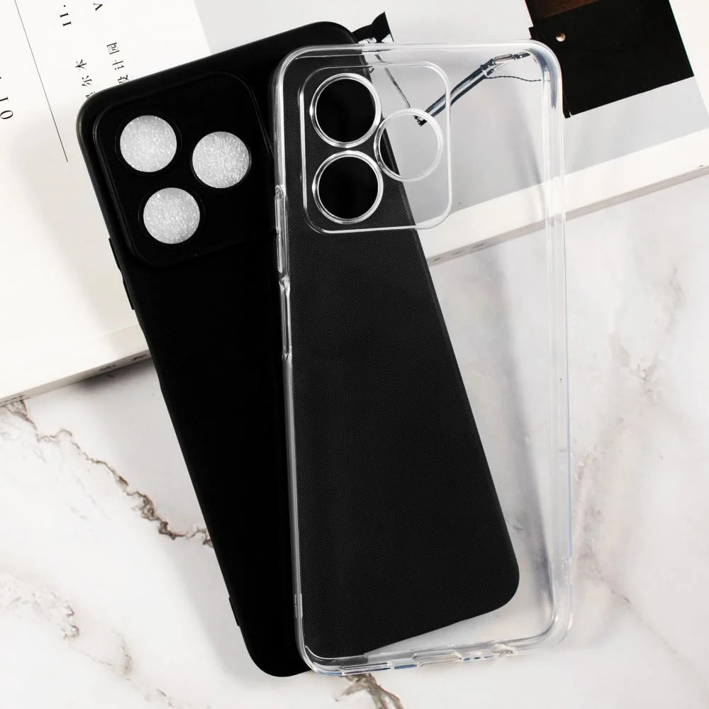 DL3 Mobilak Case Compatible with realme C53 / realme Narzo N53 Case Crystal Soft TPU Gel Case Flexible Silicone Anti-Scratch Camera Protection TPU Cover - Clear