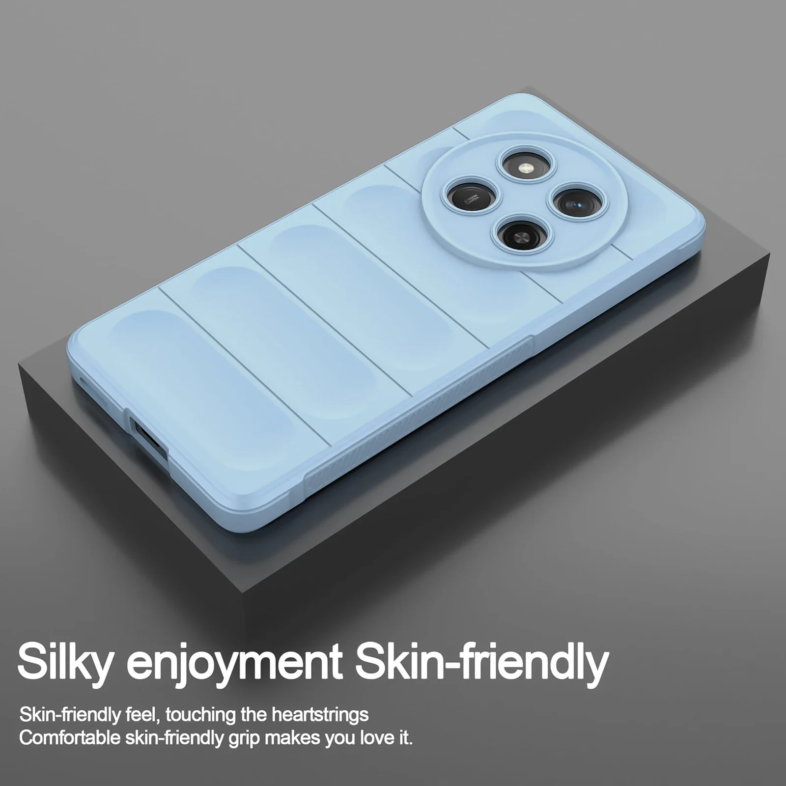 DL3 Mobilak Flexible Silicone and TPU Protective Case with Camera Protection for Honor X9C - Baby Blue