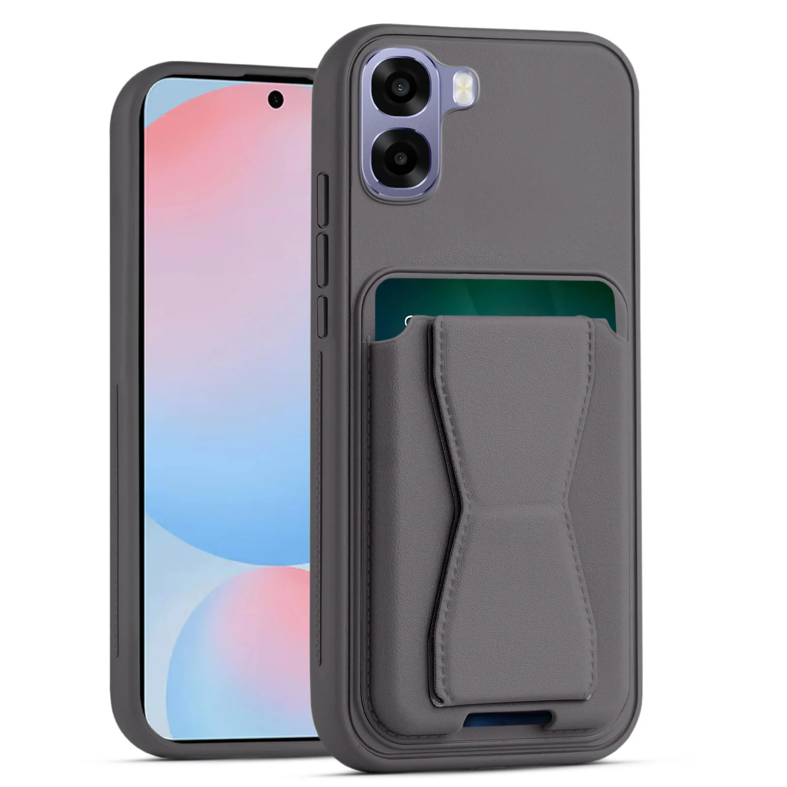 DL3 Mobilak Leather Wallet Case for OPPO A6X 4G / 5G / OPPO A6 4G / 5G, Camera protection, Shock-absorbing protection, Built-in kickstand