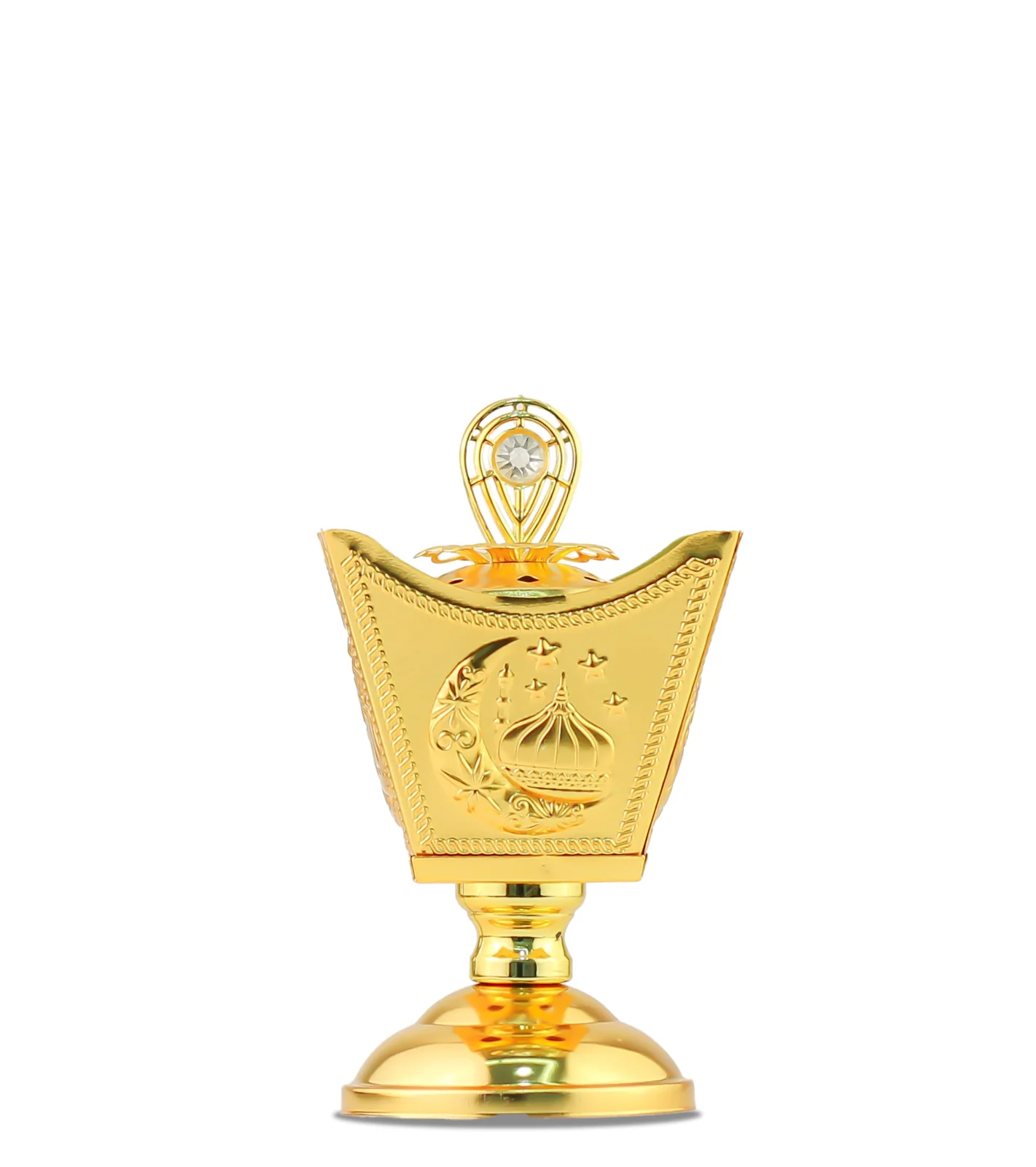 Mobigon Charcoal Incense Burner, Bakhoor Burner, Oud Frankincense Incense Burner, Vintage Arabic Burner, Suitable For Arabian Oud, Yoga, Spa and Aromatherapy, Office & Home Decor (Style 39)