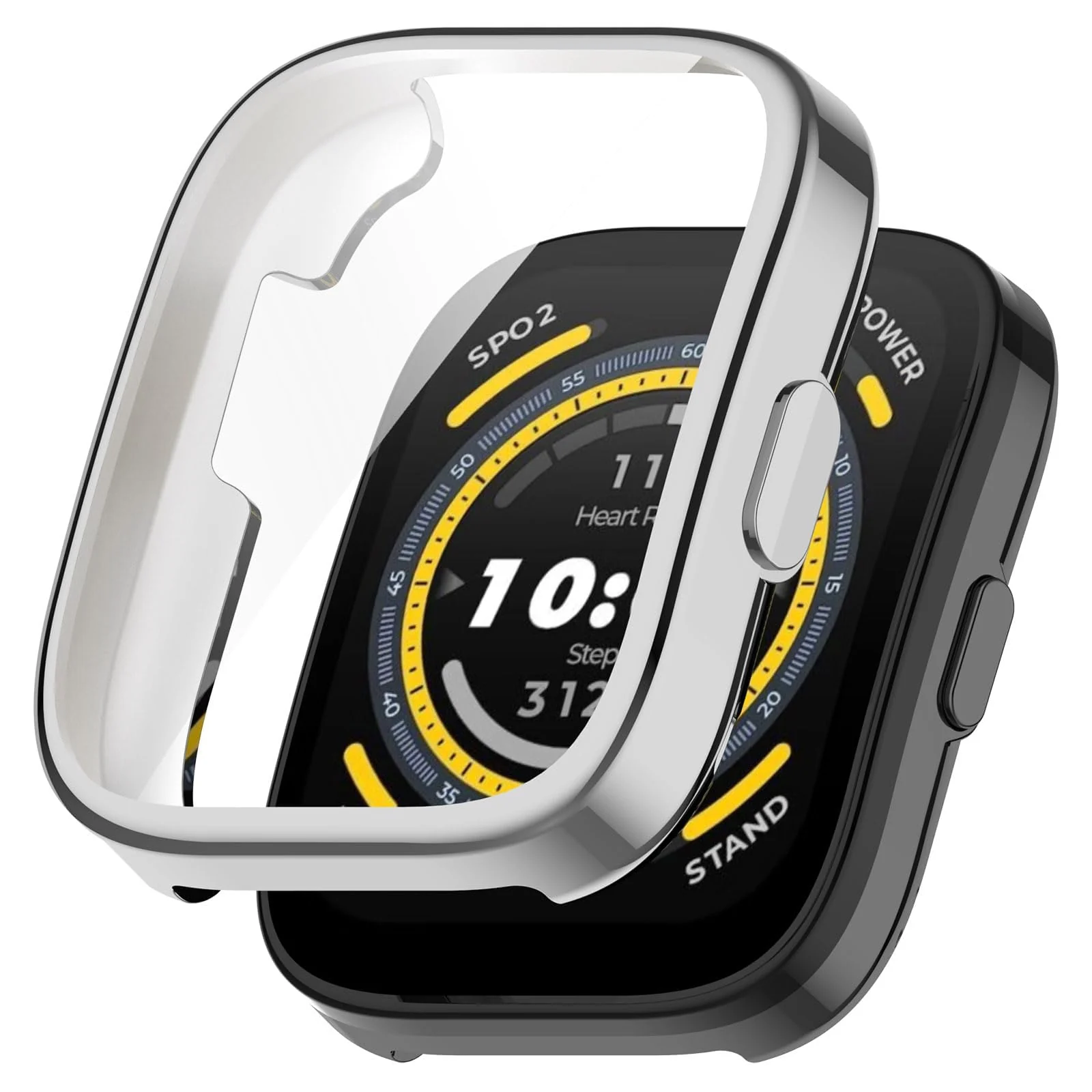 DL3 Mobilak Case Compatible with Amazfit Bip 5 (A2215) All-Around with Built-in Screen Protector Watch Soft TPU Shockproof Cover Slim Guard Thin Bumper Shell Protector for Amazfit Bip 5