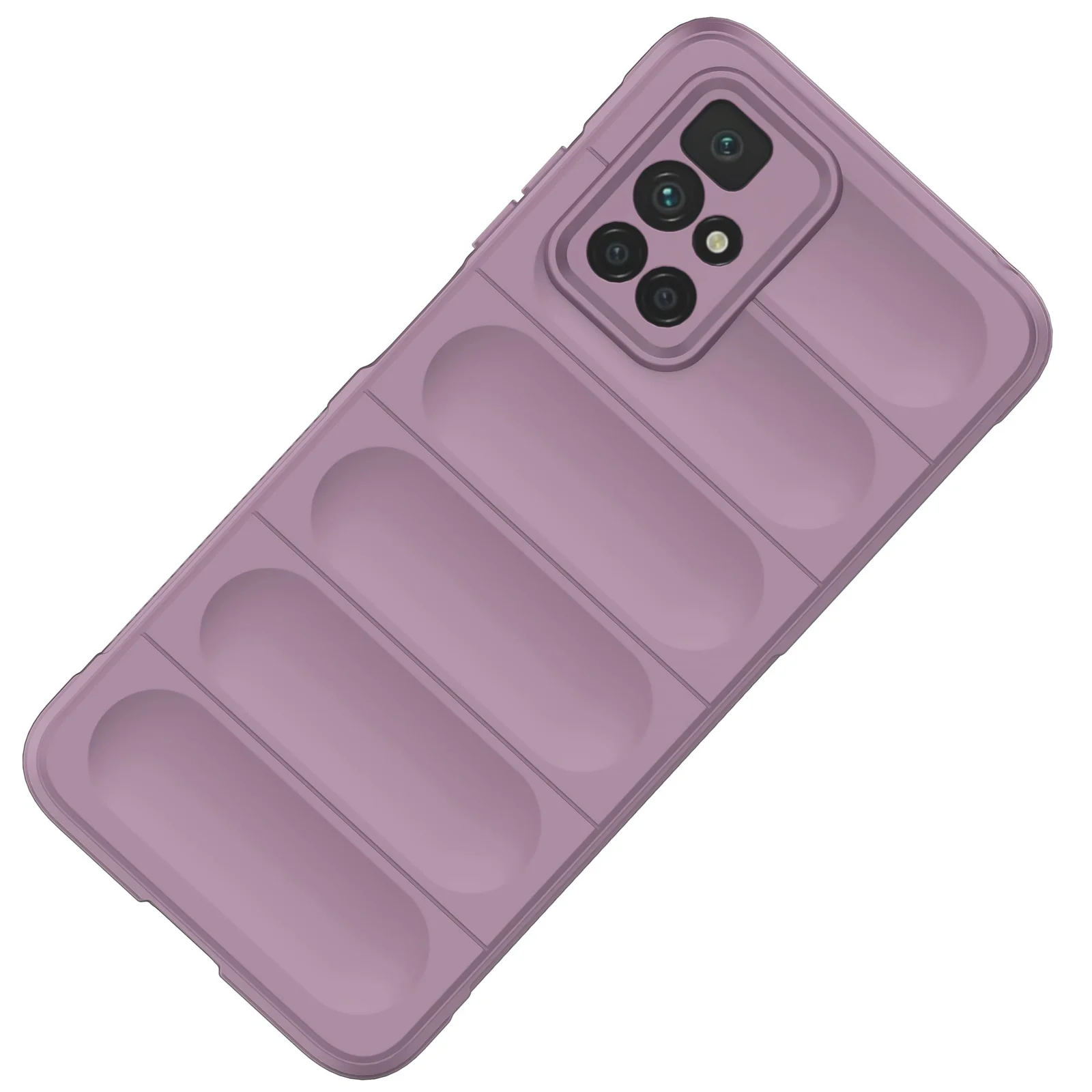 DL3 Mobilak Flexible Silicone and TPU Protective Case with Camera Protection for Xiaomi Redmi 10 4G / Redmi 10 2022 - Purple
