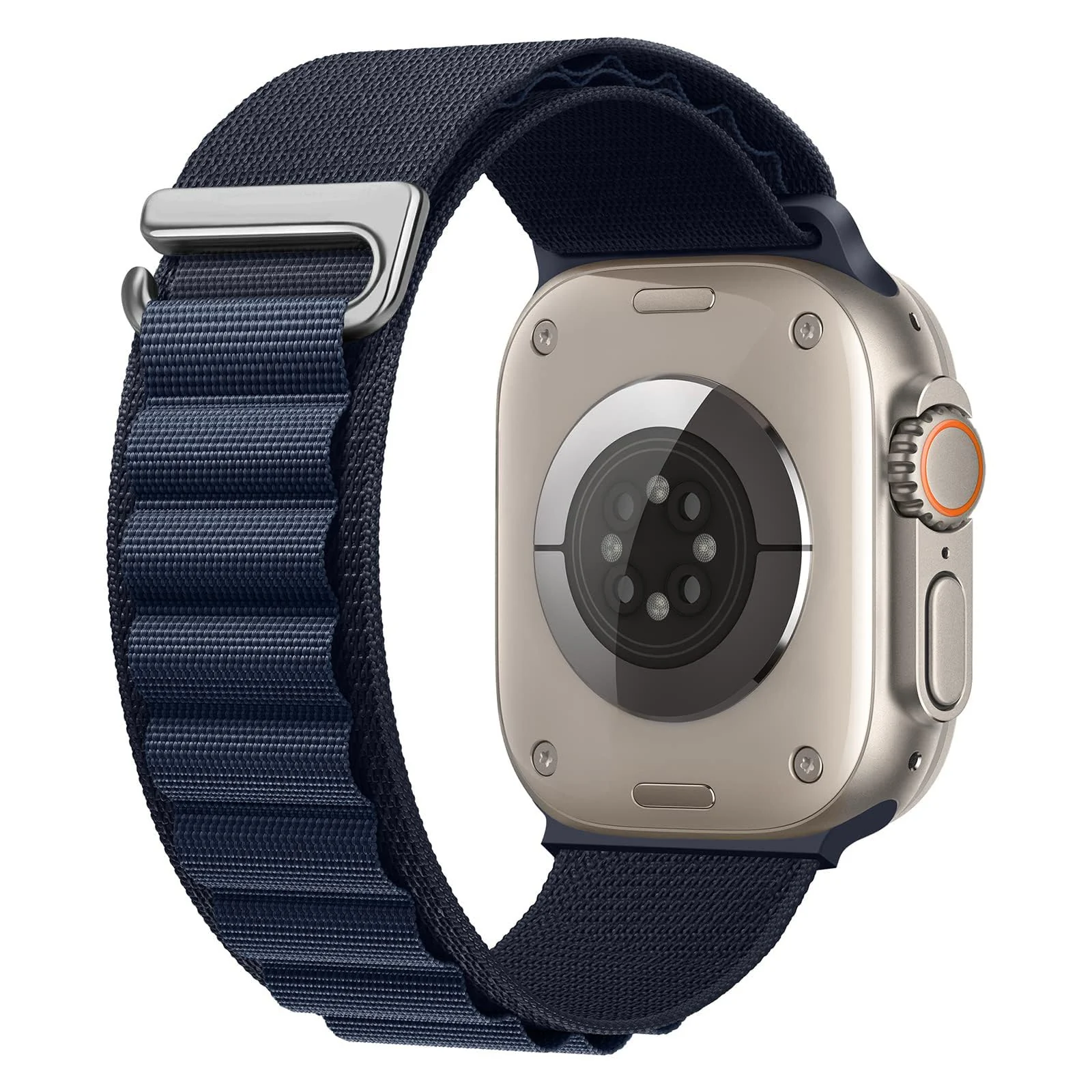 Apple Watch Ultra 2 / Ultra 49MM 45MM 44MM 42MM — DL3 Mobilak Trail/Alpine Loop Nylon Band Compatible with Apple Watch Ultra 2/Ultra Band 49mm 45mm 44mm 42mm, Adjustable with Metal C-Hook Strap for iWatch Ultra Series 9/8/7/6/5/4/3/2/1/SE2/SE