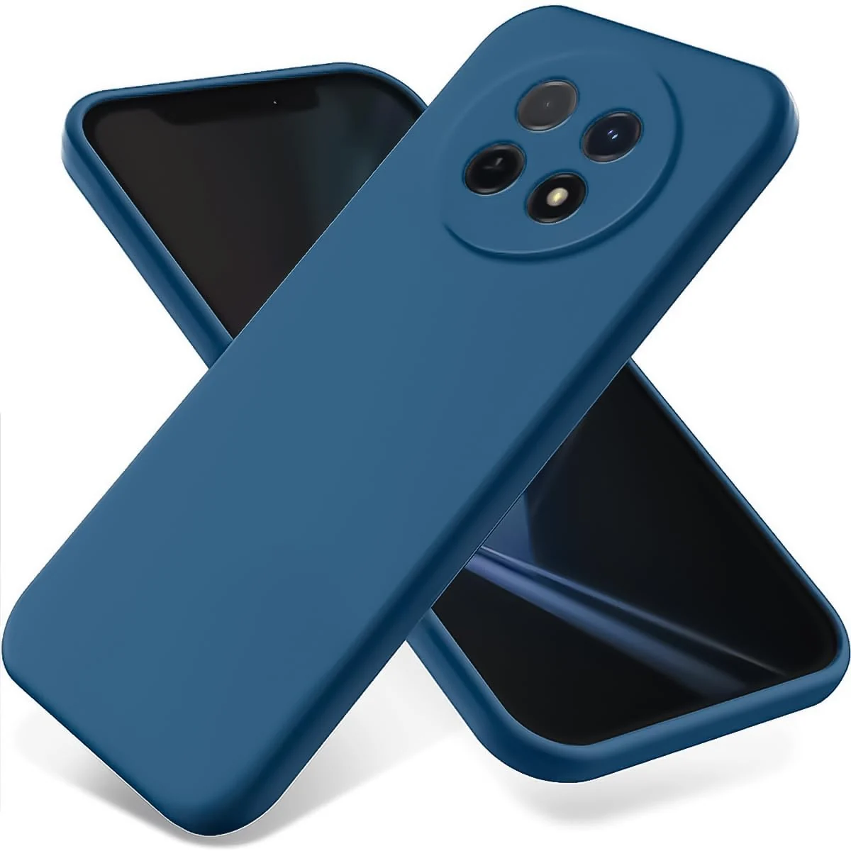 DL3 Mobilak Huawei Nova Y91 4G / Huawei Enjoy 60X 4G Case, Soft Flexible Silicone Gel Rubber Bumper Cover, Full Body Shockproof Protective Phone Case - Royal Blue