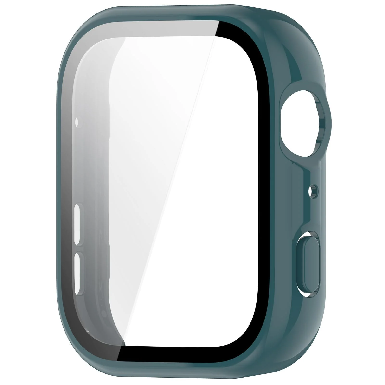DL3 MOBILAK Full-Coverage Watch Case with Tempered Glass for Huawei Watch Fit 5, Green