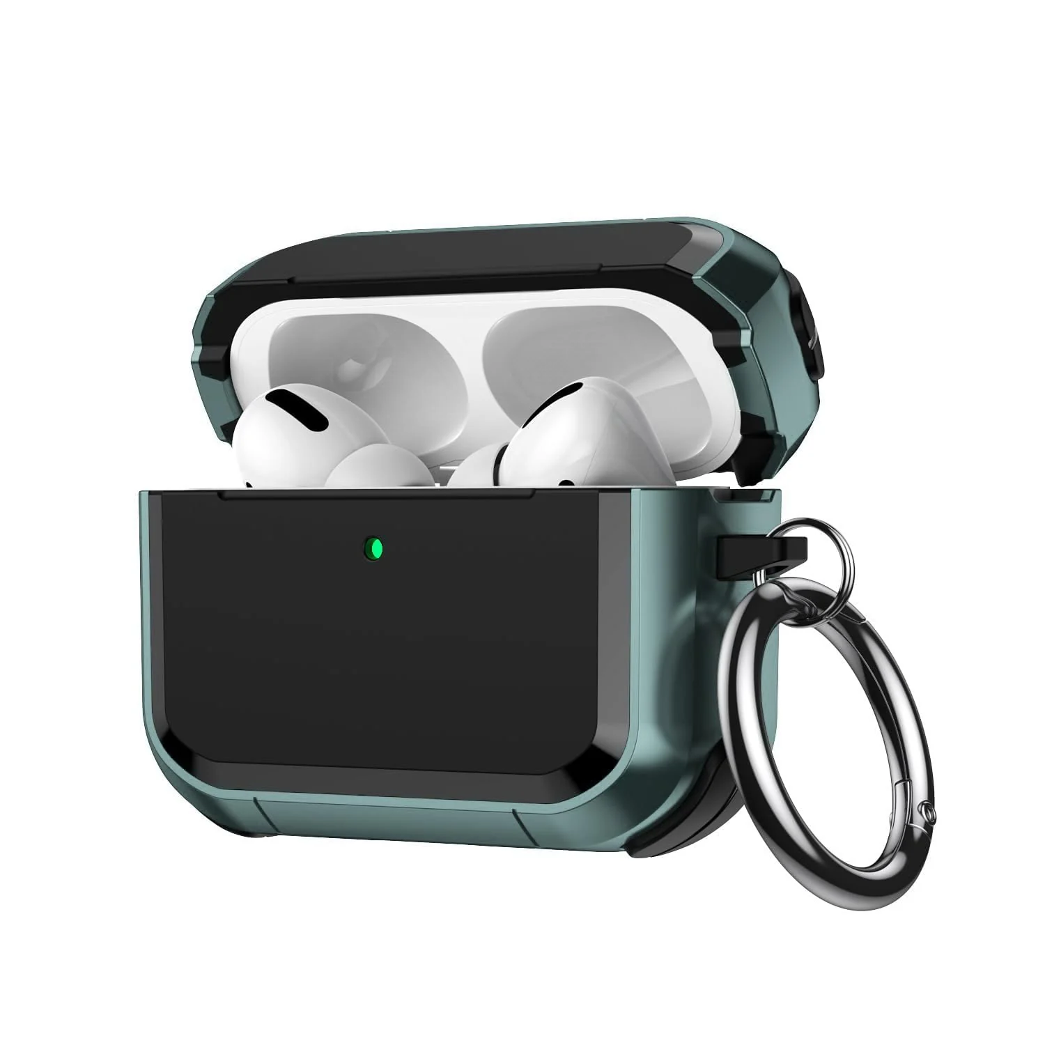 DL3 Mobilak for AirPods Pro 3 Case Cover, Military TPU Full Body Protective Case Shockproof for Apple AirPod Pro 3nd Generation Wireless Charging Case with Carabiner Designed