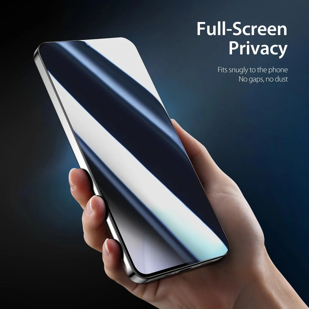 DL3 Mobilak Privacy Screen for Samsung Galaxy S24+ Plus 5G for Tempered Glass, Screen Protector 9H Hardness Anti Spy Tempered Glass Anti-Scratch Privacy Screen Protector Film for Samsung S24 Plus - Clear