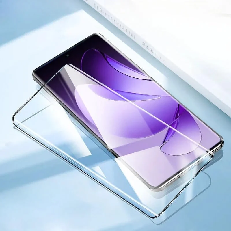 DL3 Mobilak Screen Protector for OPPO Reno 13 Pro, Tempered Glass Screen Saver Premium HD Protective, Scratch Resistant, NO-Bubble, 9H Hardness, Full Coverage Film - Clear