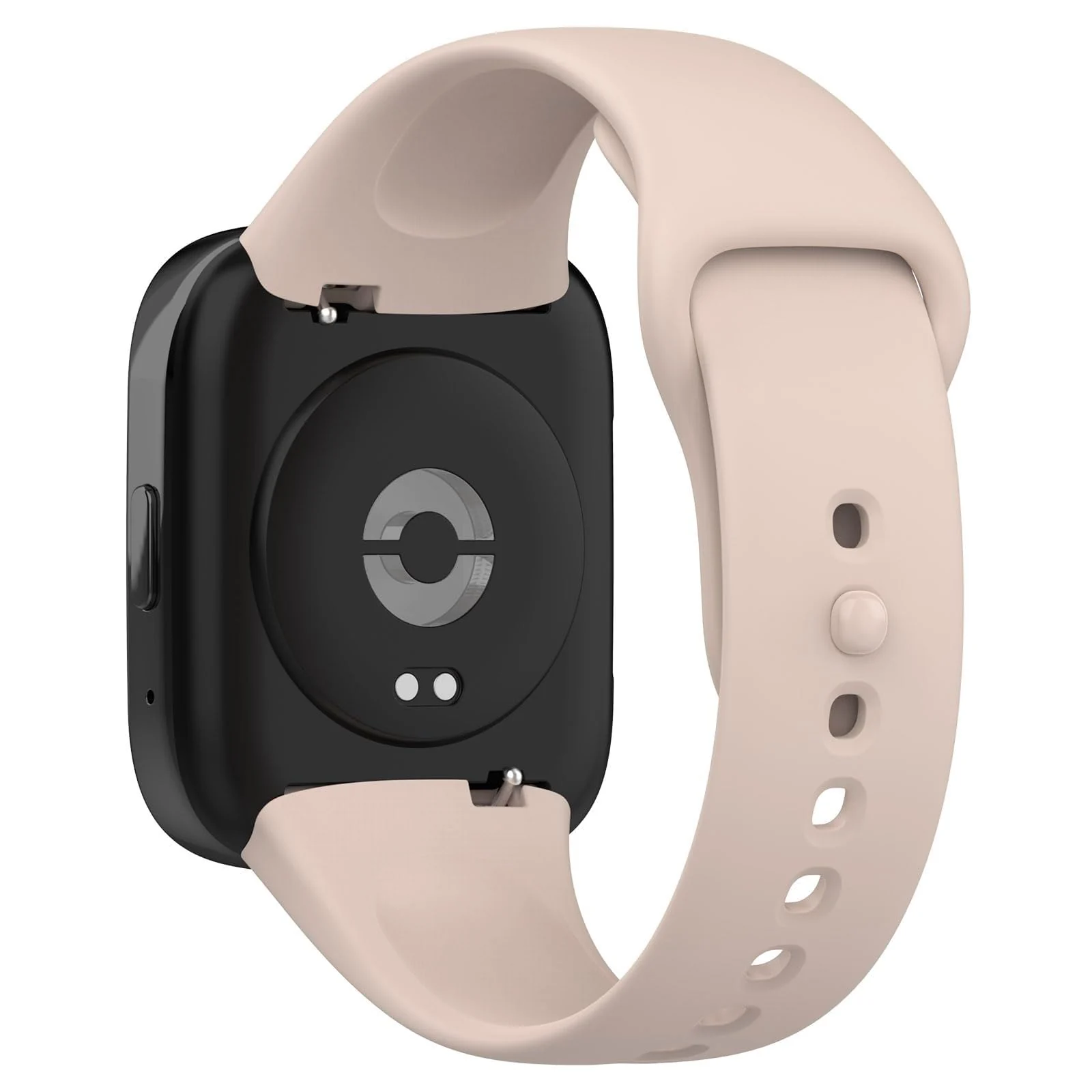 DL3 Mobilak Strap Silicone Compatible With Xiaomi Redmi Watch 3 Lite/Redmi Watch 3 Active, Sport Silicone Watch Band Wrist Strap, Bracelet Wristband Wrist Strap - Pink