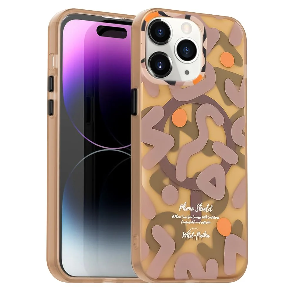 DL3 Mobilak Matte MagSafe-Compatible Magnetic Case for iPhone 15 Pro Max with Camera Protection and Shockproof Design