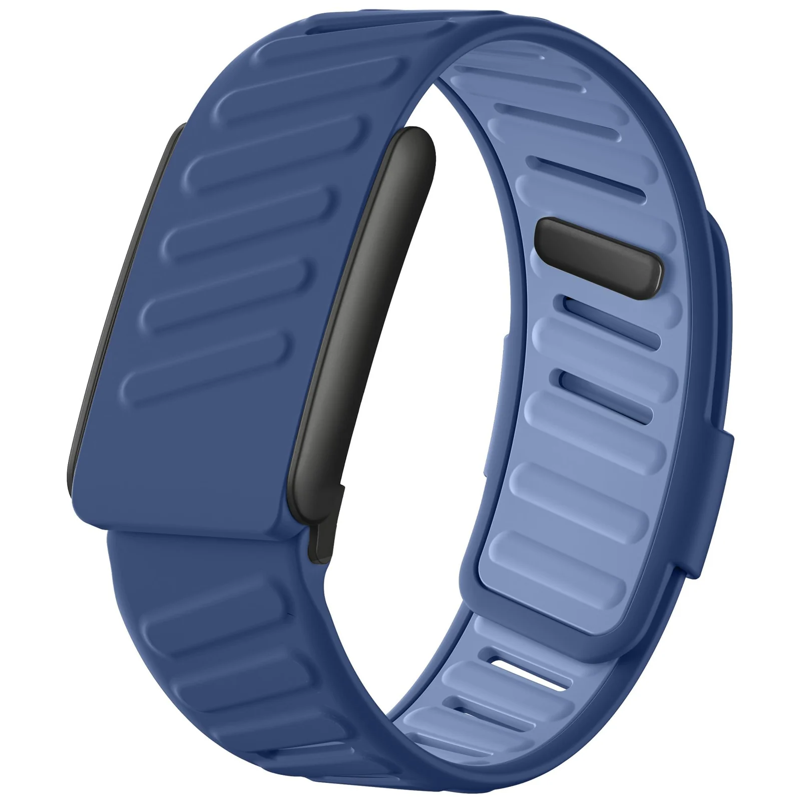 MOBIGON Breathable Silicone Sport Strap for WHOOP 5.0 One / Peak (Not Life), Navy Blue