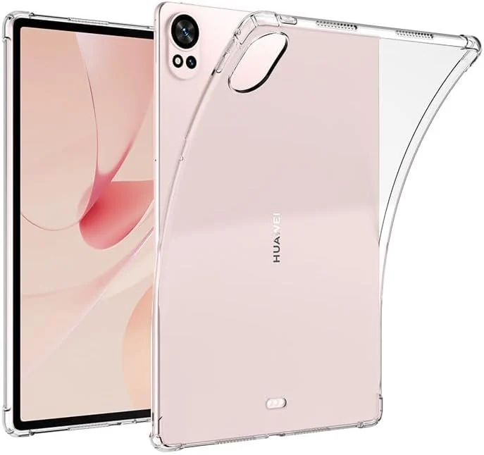 DL3 Mobilak Case For Huawei MatePad Air 12 inch 2024/Matepad 12X 2024 Case Matepad 12X 2024, Ultra Thin Silicone Shockproof Back Shell HD TPU Protective Cover - Clear