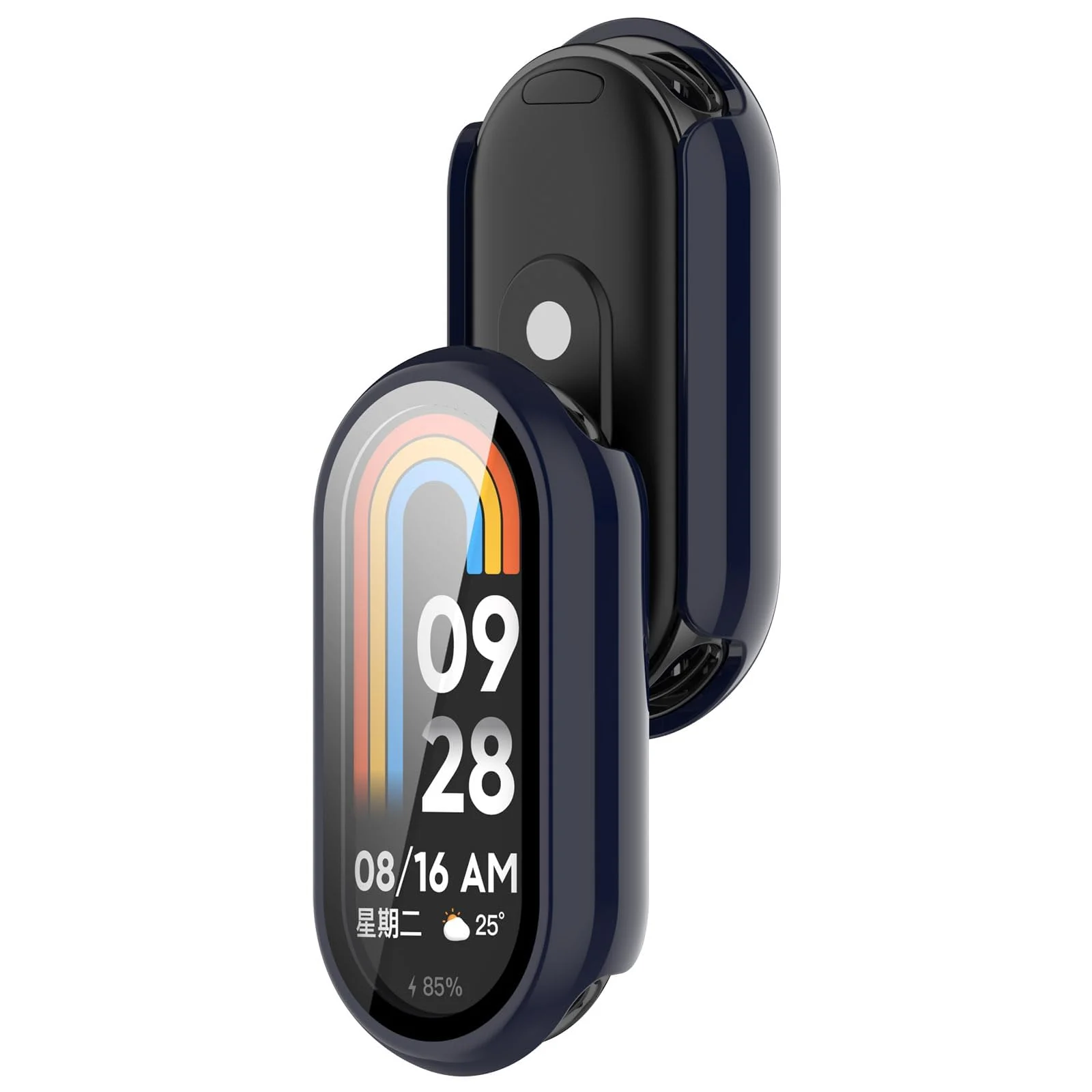 DL3 Mobilak PC Protective Case for Xiaomi Smart Band 10 with Shockproof Design - Blue