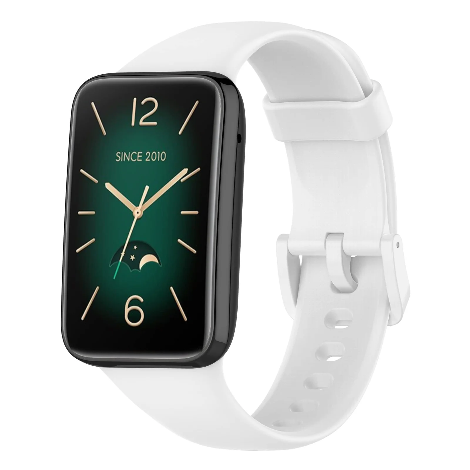 DL3 Mobilak Bands Compatible with Xiaomi Mi Band 7 Pro Watch Replacement Soft Durable Colourful Silicone Watch Band Sports Strap Wristband for Mi Band 7 Pro Smartwatch Accessories - White