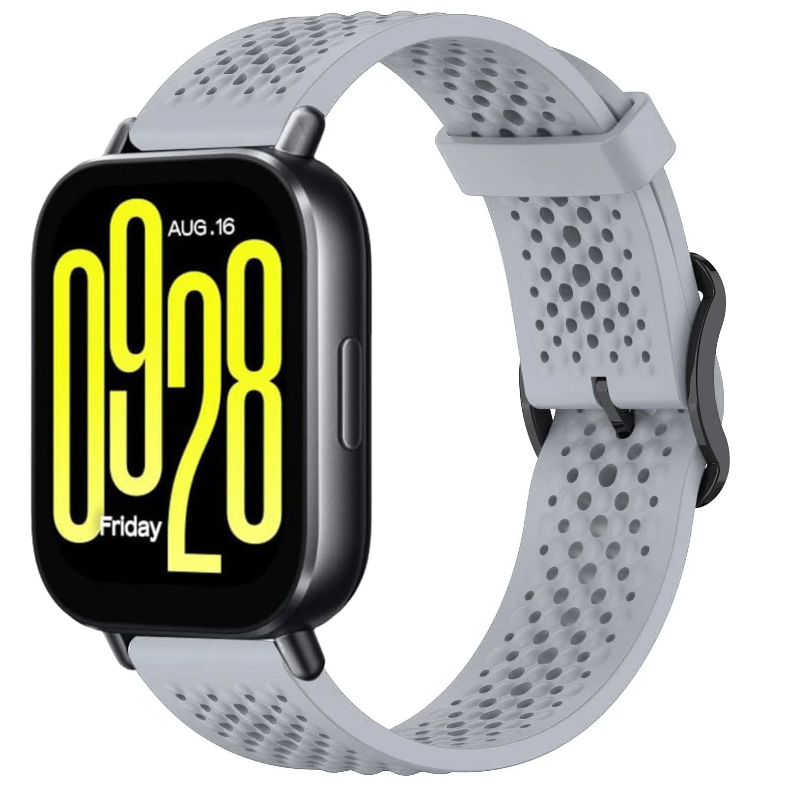DL3 Mobilak 22 mm Silicone Breathable Sport Bracelet For Xiaomi Redmi Watch 5 Active/Redmi Watch 5 Lite Strap, 22mm Adjustable Armband Watchbands Quick Wristband Watch Strap Bands