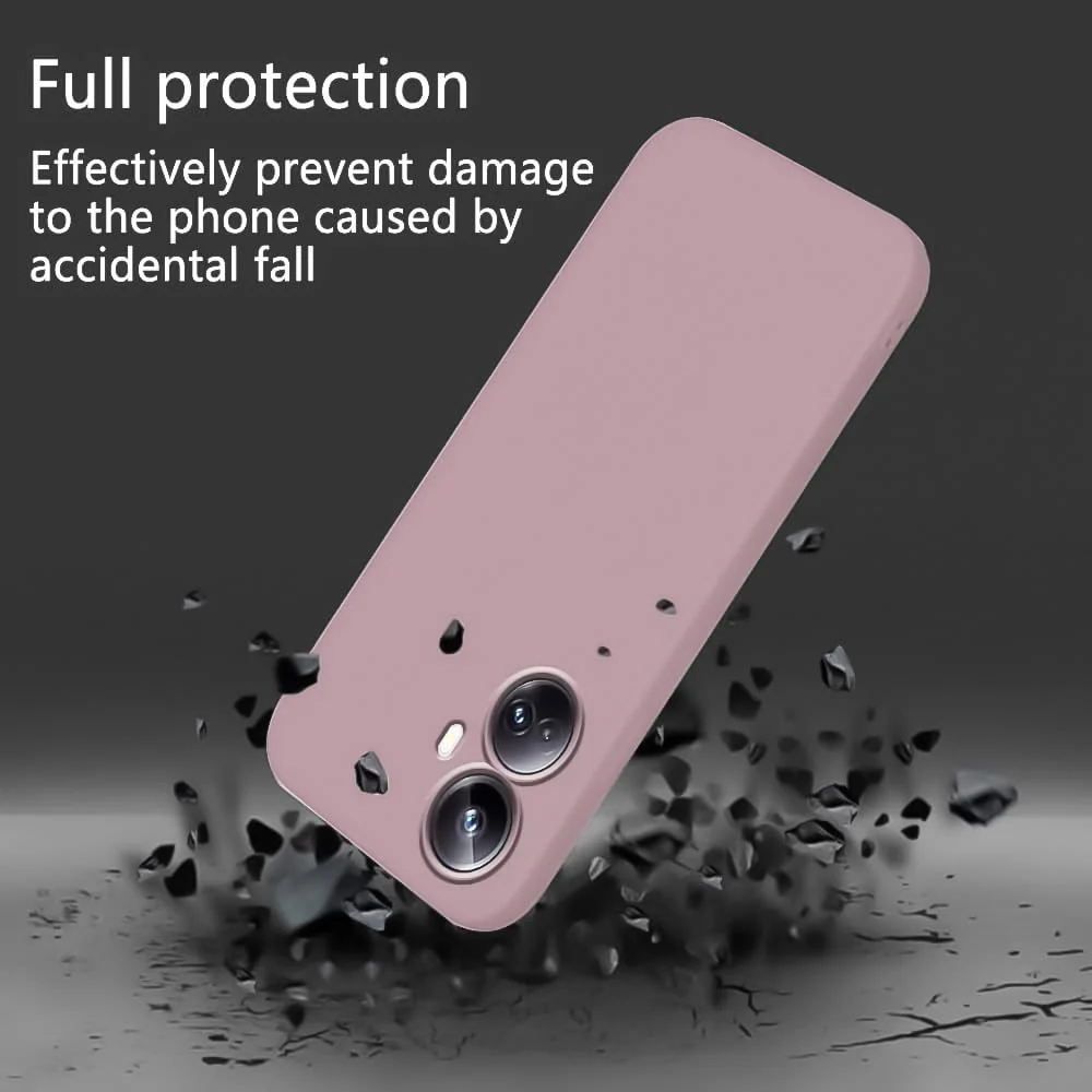 DL3 Mobilak Soft Silicone Gel Bumper Case for realme 10 pro plus - Cashmere