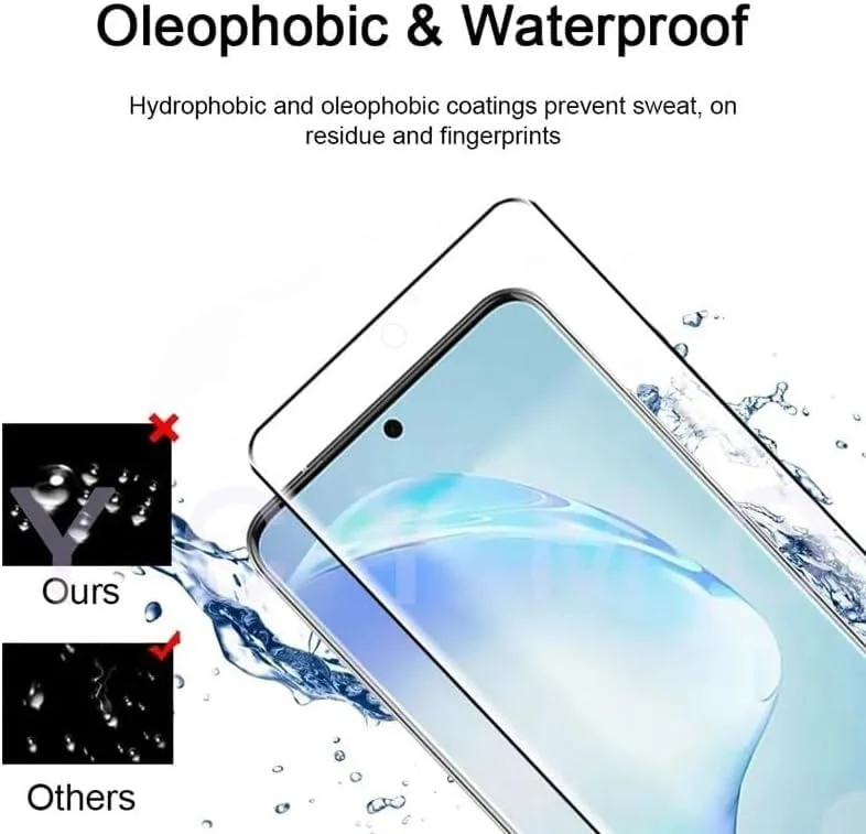 DL3 Mobilak Screen Protector for vivo V30 / vivo V30, Tempered Glass Screen Saver Premium HD Protective, Scratch Resistant, NO-Bubble, 9H Hardness, Full Coverage Film - Clear