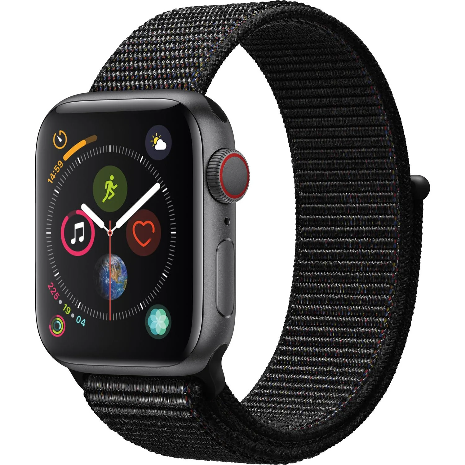 DL3 Mobilak Sport Loop Straps For Apple Watch Strap 41mm 40mm 38mm, Breathable Nylon Men Women Strap, Adjustable Elastic Braided Replacement Band for iWatch Series 8/SE/7/6/5/4/3/2/1 - Black