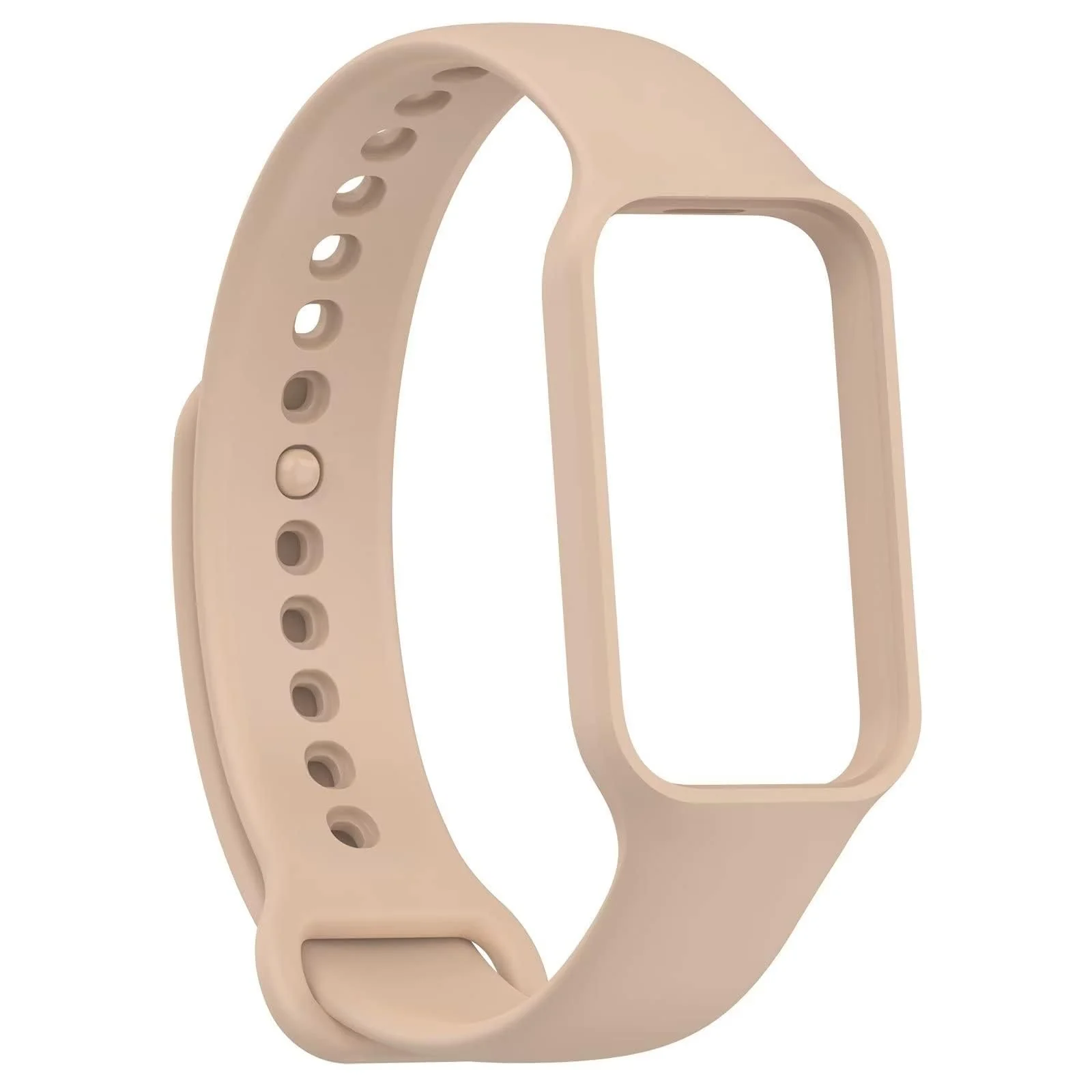 DL3 MOBILAK Smart Watch Strap for Xiaomi Redmi Band 2, Sport Silicone Watch Band Wrist Strap, Replacement Bracelet Wristband Wrist Strap for Xiaomi Redmi Smart Band 2 Accessories - Pink Sand