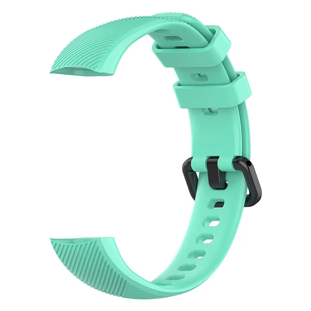 DL3 Mobilak Compatible for Honor Band 5/Honor Band 4 Strap, Soft Silicone Sport Wristband Adjustable Accessory Bracelet Replacement Band for Honor Band 5/Band 4 (Mint) - Mint Green