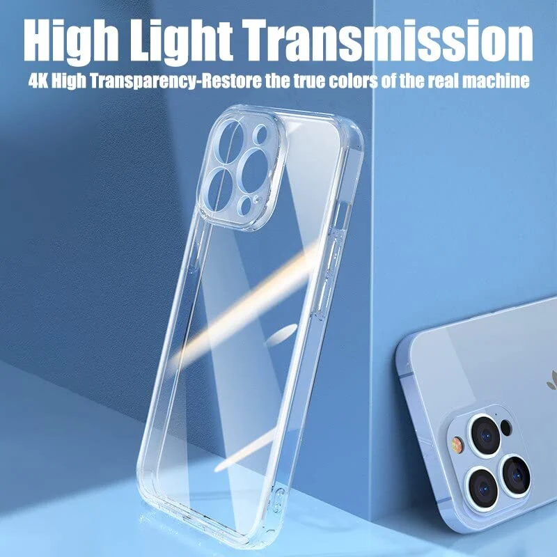 DL3 Mobilak Case Compatible with iPhone 14 Pro Max (6.7 inche) Case Crystal Soft TPU Gel Case Flexible Silicone Anti-Scratch Camera Protection TPU Cover - Clear