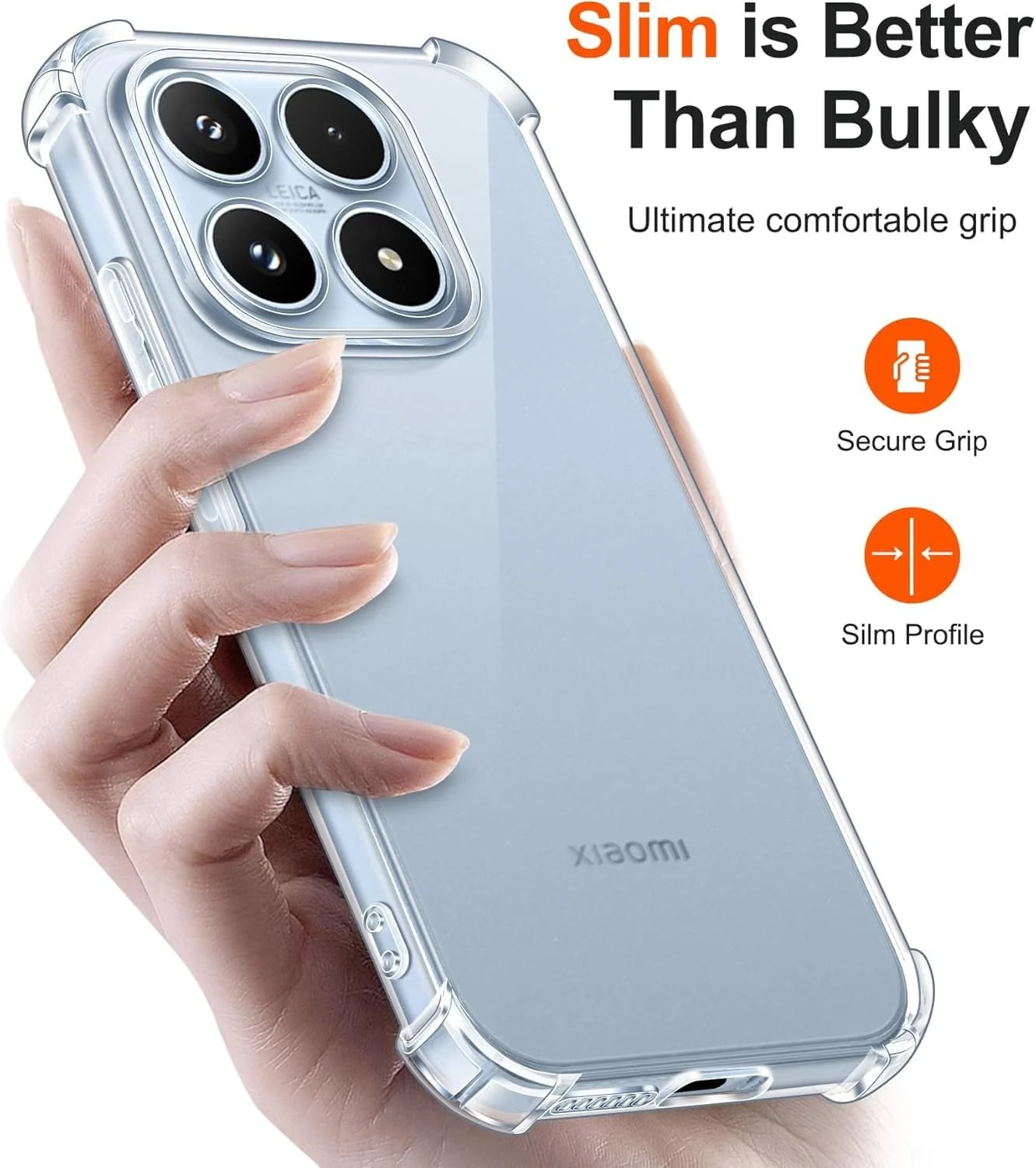 DL3 Mobilak Clear TPU Case for Xiaomi 17, Camera protection, Shock-absorbing protection, Scratch-resistant surface - Clear