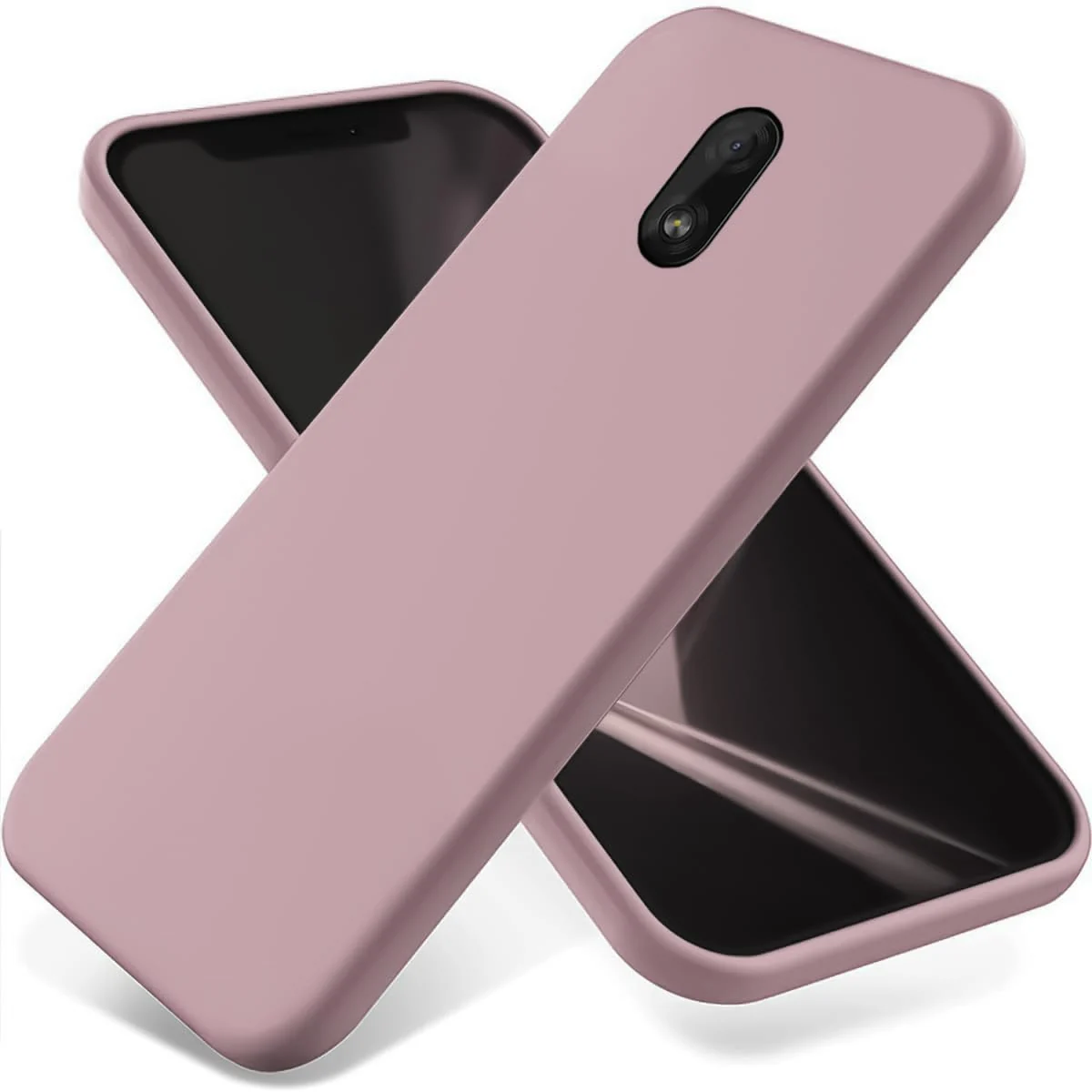 Dl3 Mobilak Nokia C1 Case,Soft Flexible Silicone Gel Rubber Bumper Cover,Full Body Shockproof Protective Phone Case (Lavender)