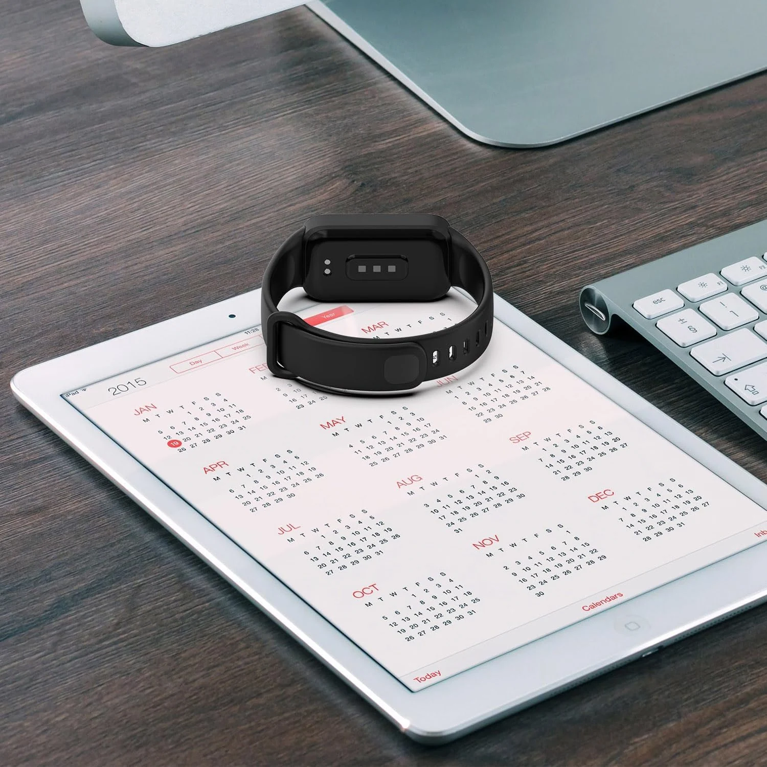 DL3 Mobilak Compatible with Xiaomi Smart Band 9 Active/Xiaomi Redmi Smart Band 3 Replacement Silicone Wrist Strap Bracelet Band Soft And Durable Watch Accessories - Black