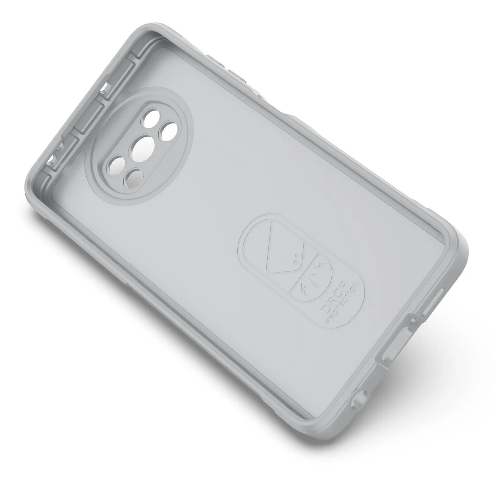 DL3 Mobilak Flexible Silicone and TPU Protective Case with Camera Protection for Xiaomi Poco X3 NFC / Poco X3 / Poco X3 Pro - Gray