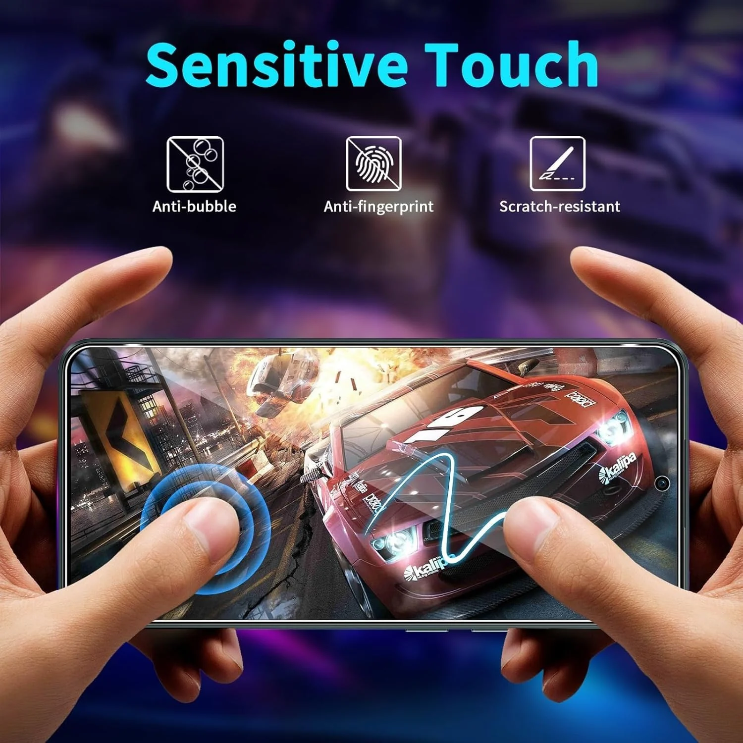 DL3 Mobilak 5D Full Glass Screen Protector For OPPO Reno 11F Black Frame - Clear