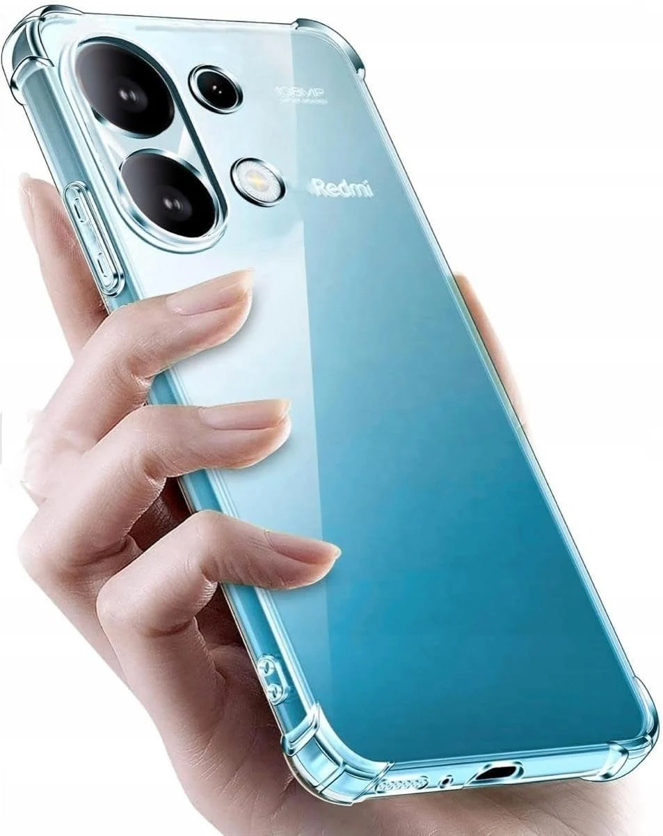 DL3 Mobilak Clear TPU Case for Xiaomi Redmi Note 13 4G, Camera protection, Shock-absorbing protection, Scratch-resistant surface - Clear